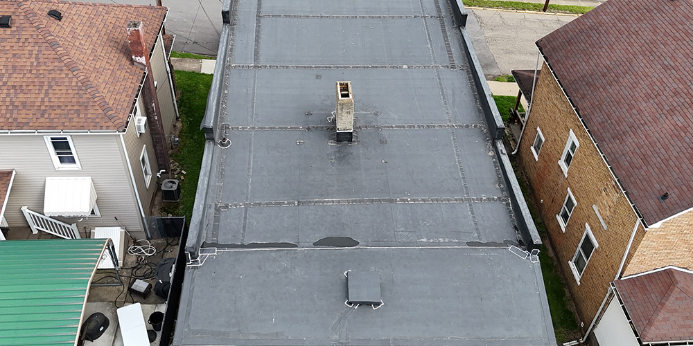 EPDM roofing project